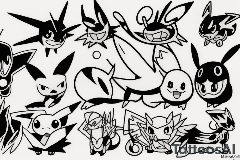 Pokemon tattoo idea