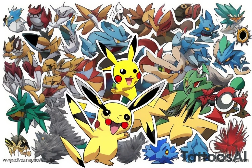 Pokemon tattoo idea
