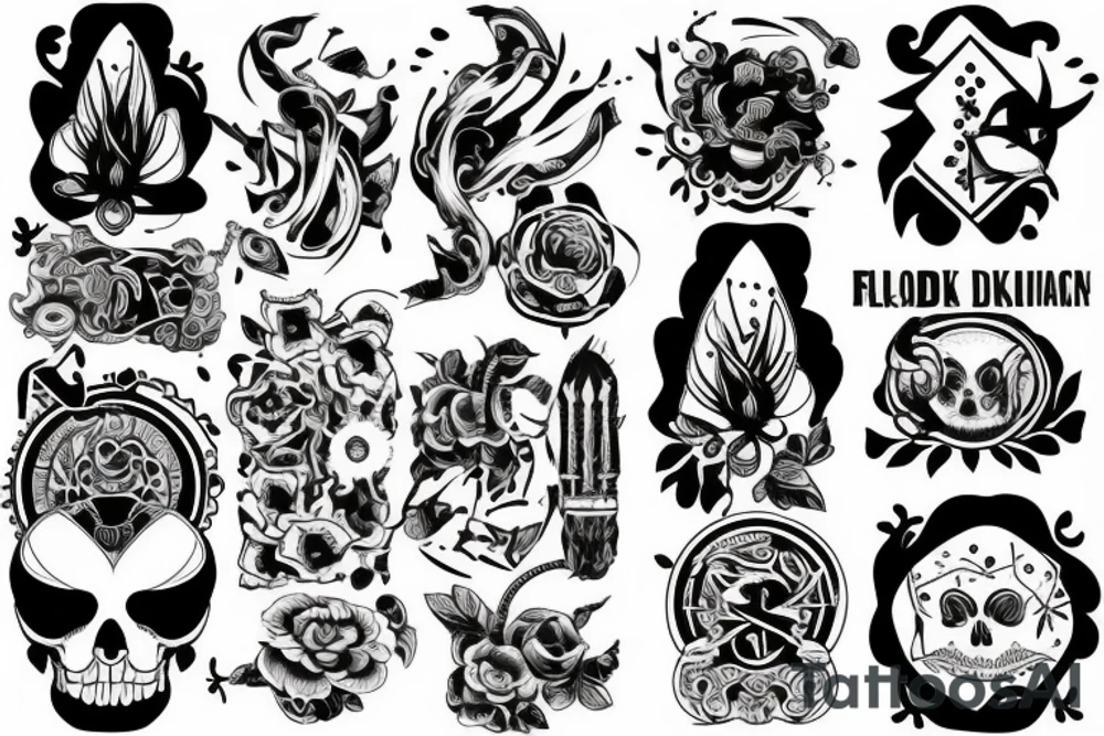 Upadły anioł tattoo idea