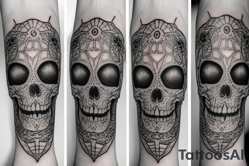 skull tattoo idea
