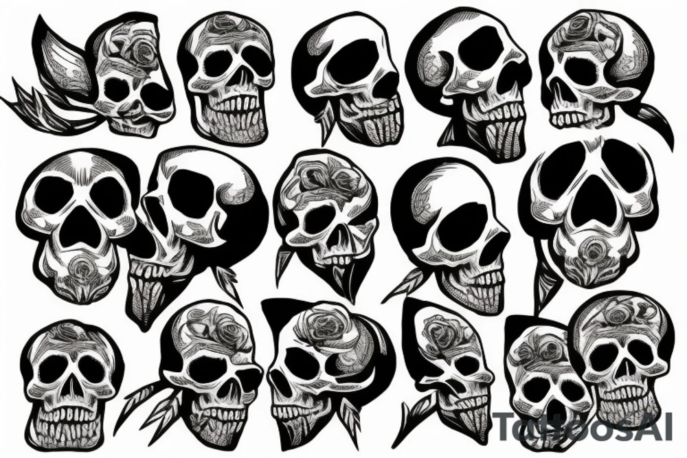 skull tattoo idea