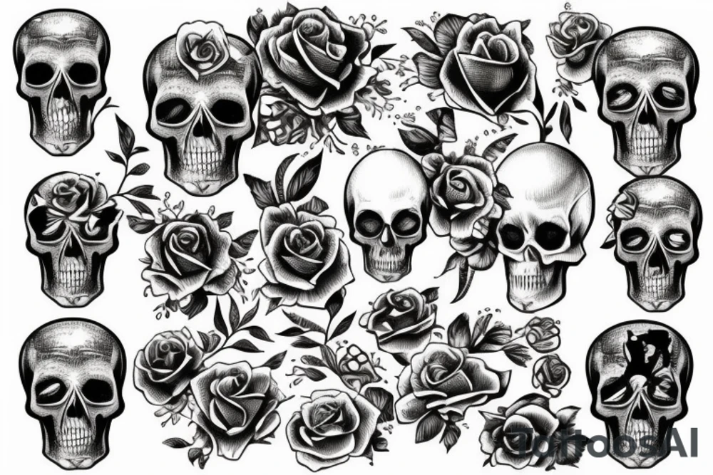 skull tattoo idea