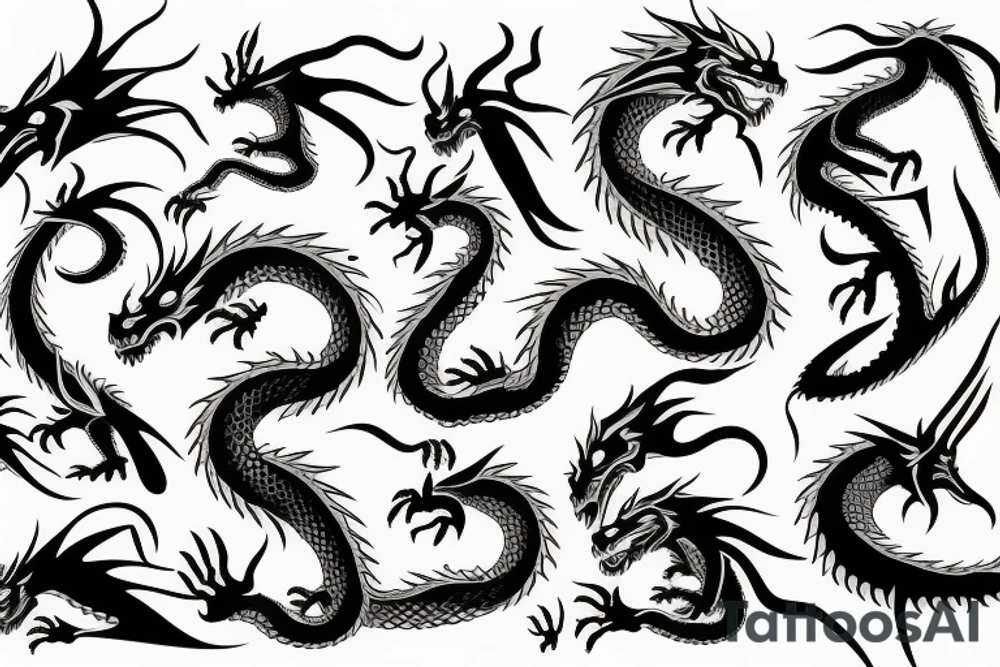 Dragon tattoo idea