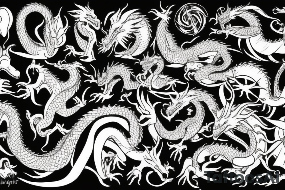 Dragon tattoo idea