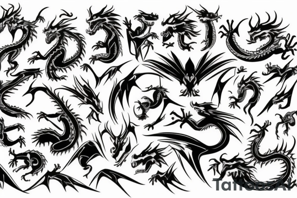 Dragon tattoo idea