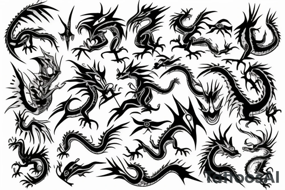 Dragon tattoo idea