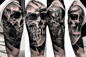 Punisher, time, tattoo idea