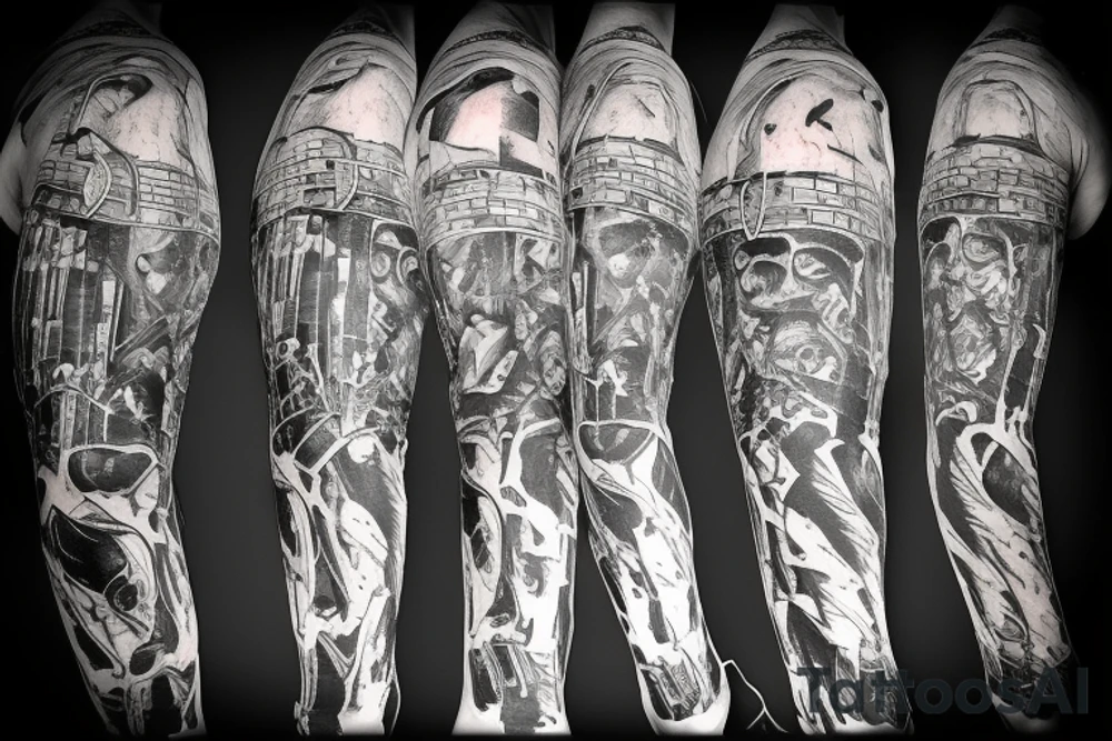 Punisher, time, tattoo idea