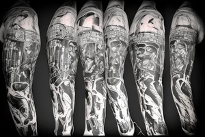 Punisher, time, tattoo idea