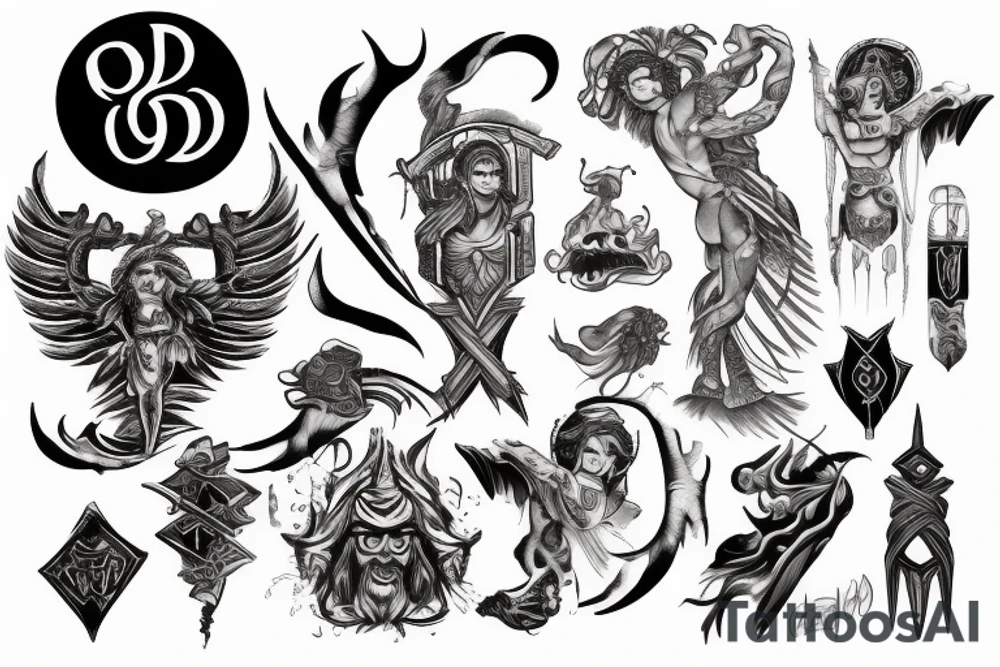 God od war tattoo idea