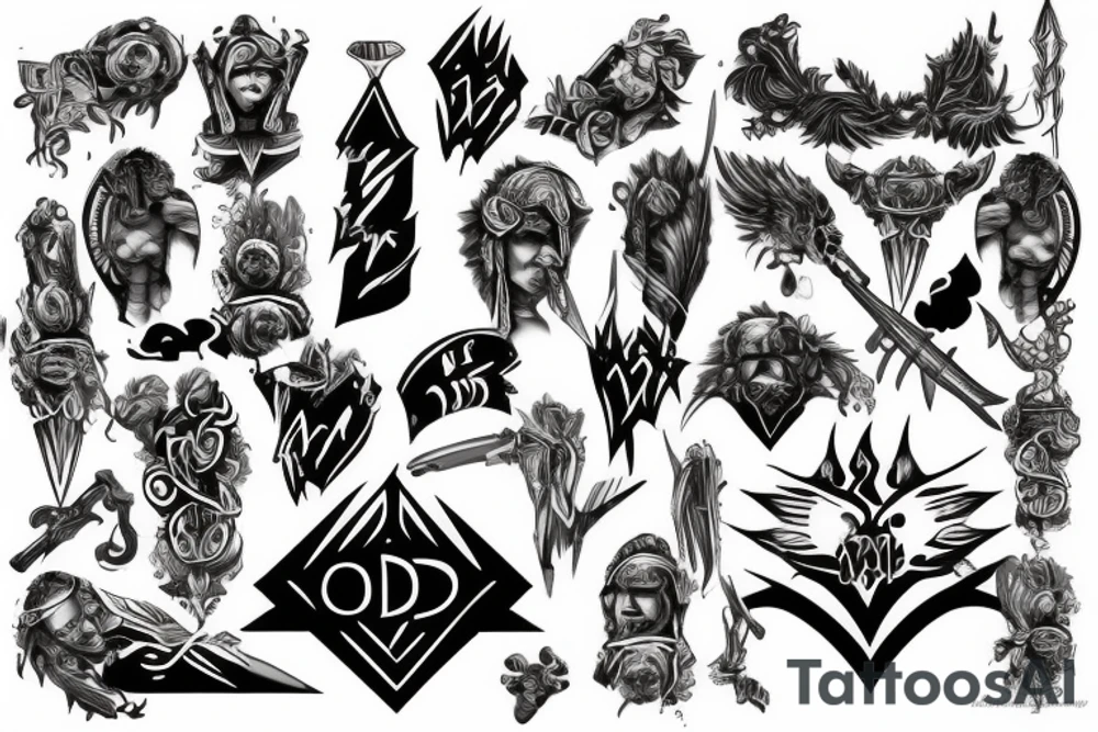 God od war tattoo idea