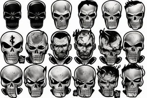Punisher tattoo idea
