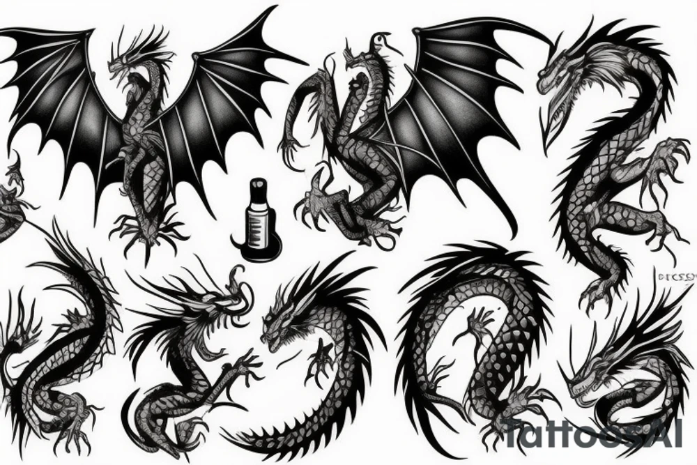 Dragon tattoo idea