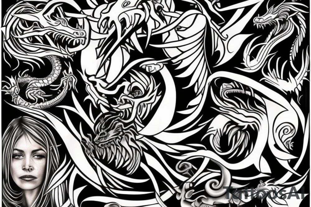 Dragon tattoo idea