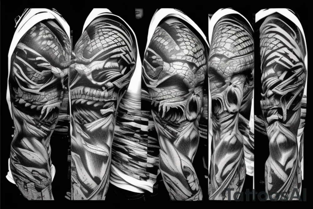 Predator tattoo idea