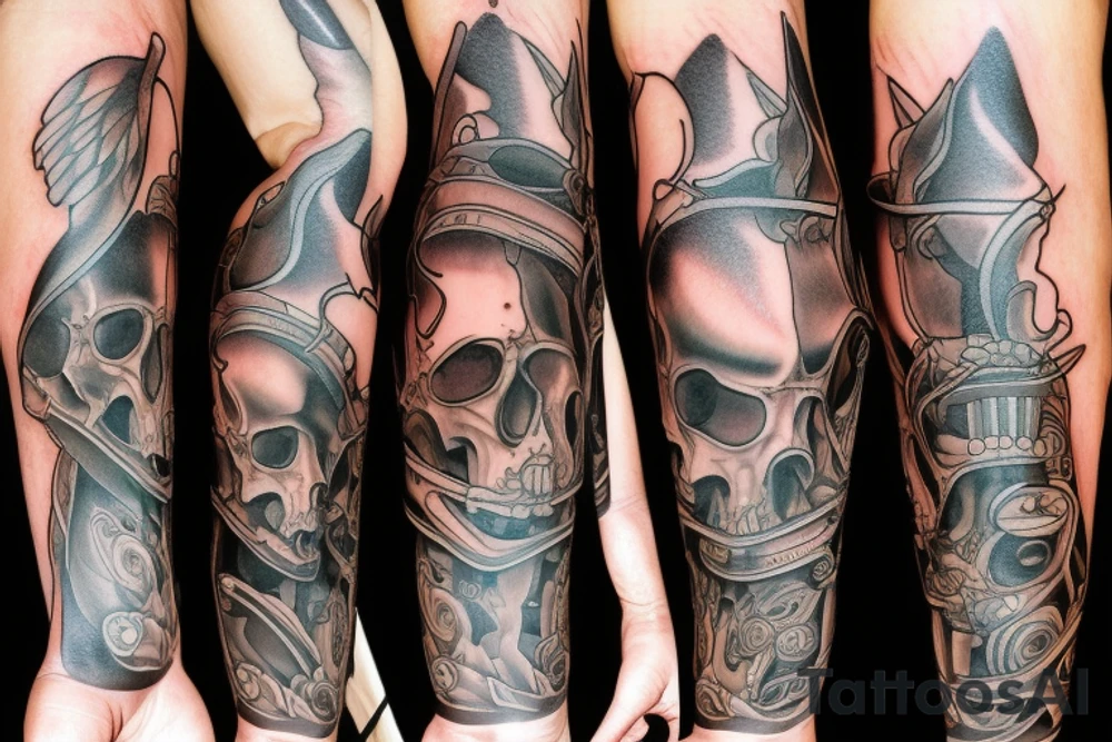 full calf tattoo idea