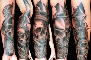 full calf tattoo idea