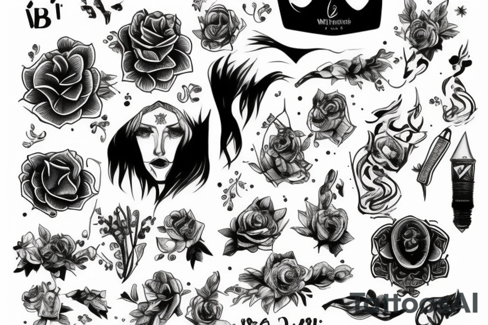 Wąż wijacy na barku tattoo idea