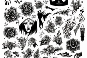 Wąż wijacy na barku tattoo idea