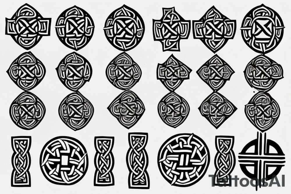 celtic cross tattoo idea