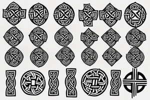 celtic cross tattoo idea
