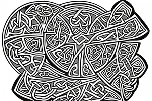 celtic cross tattoo idea