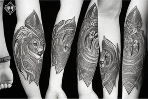 Wiking Lion tattoo idea