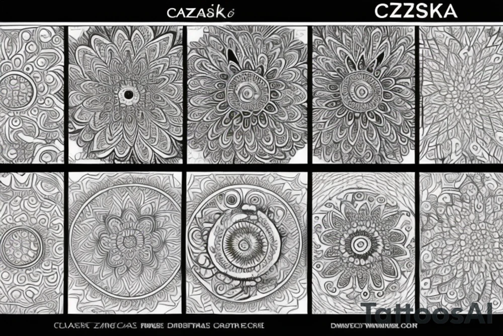 Czaszki,Róże,Mandala tattoo idea