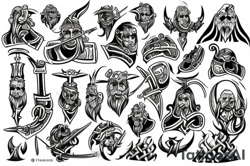 Viking tattoo idea