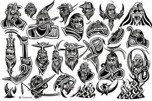 Viking tattoo idea