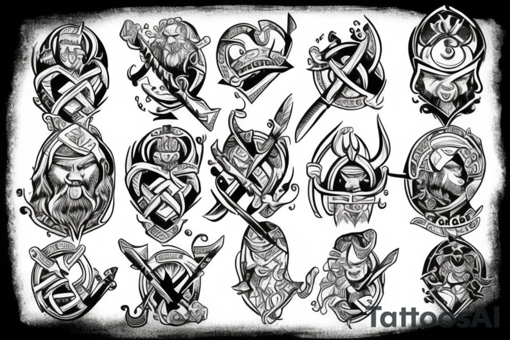 Viking tattoo idea