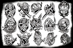 Viking tattoo idea
