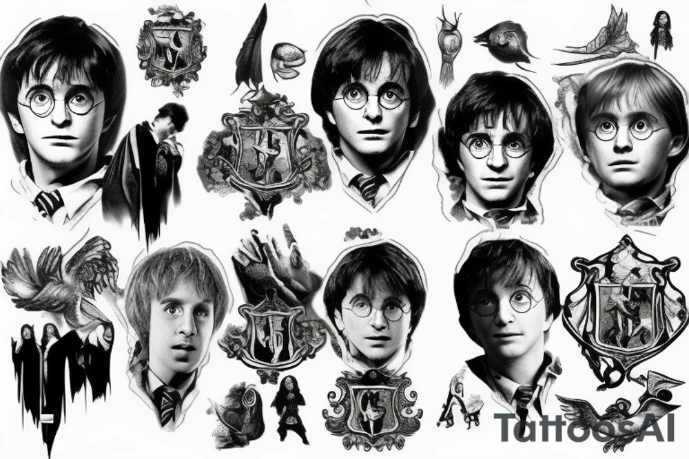 Harry Potter movie tattoo idea