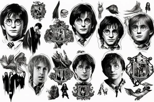 Harry Potter movie tattoo idea