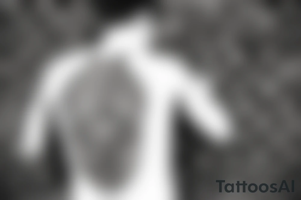 A man with a knife in his back from a woman he thought he loved tattoo idea