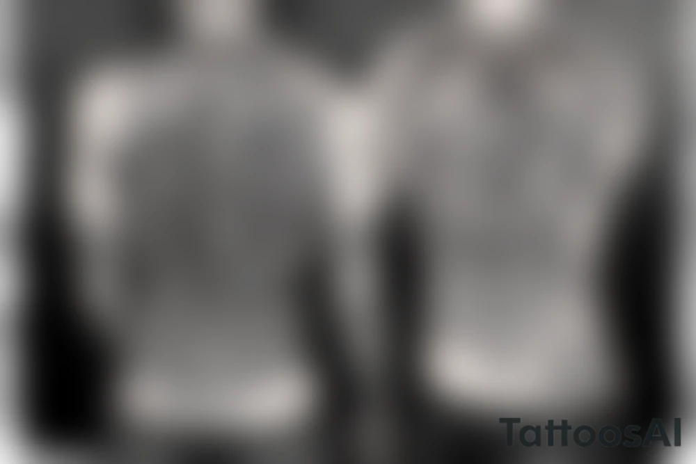 A man with a knife in his back from a woman he thought he loved tattoo idea