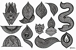 Vichitra written in Sanskrit tattoo idea