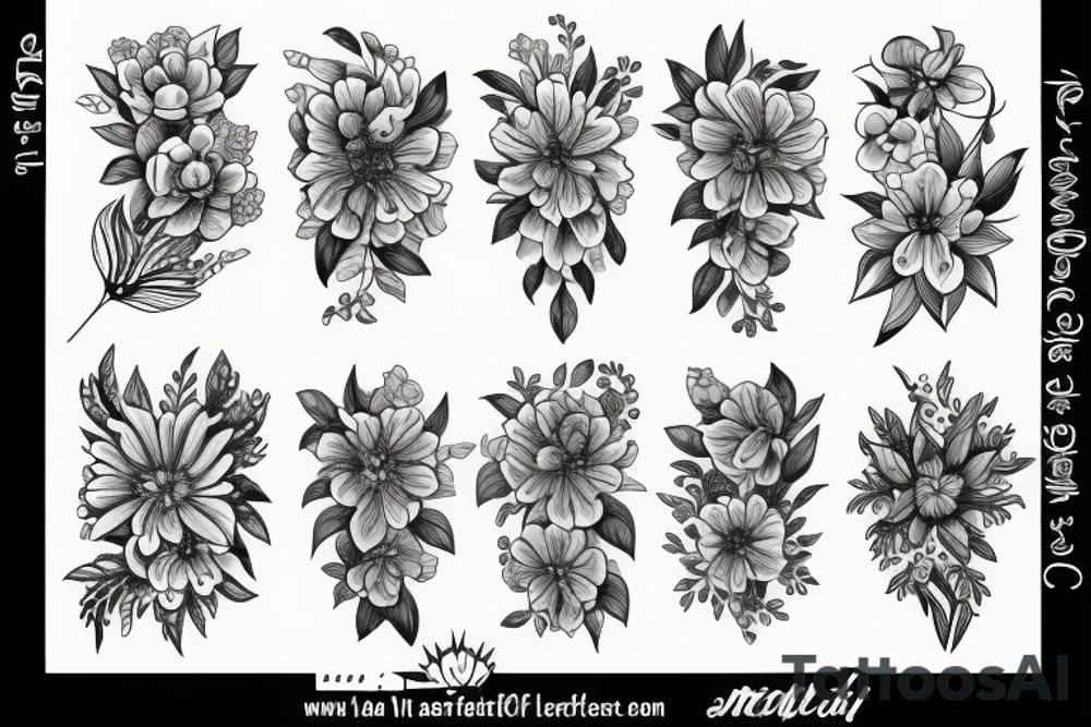 flower tattoo idea