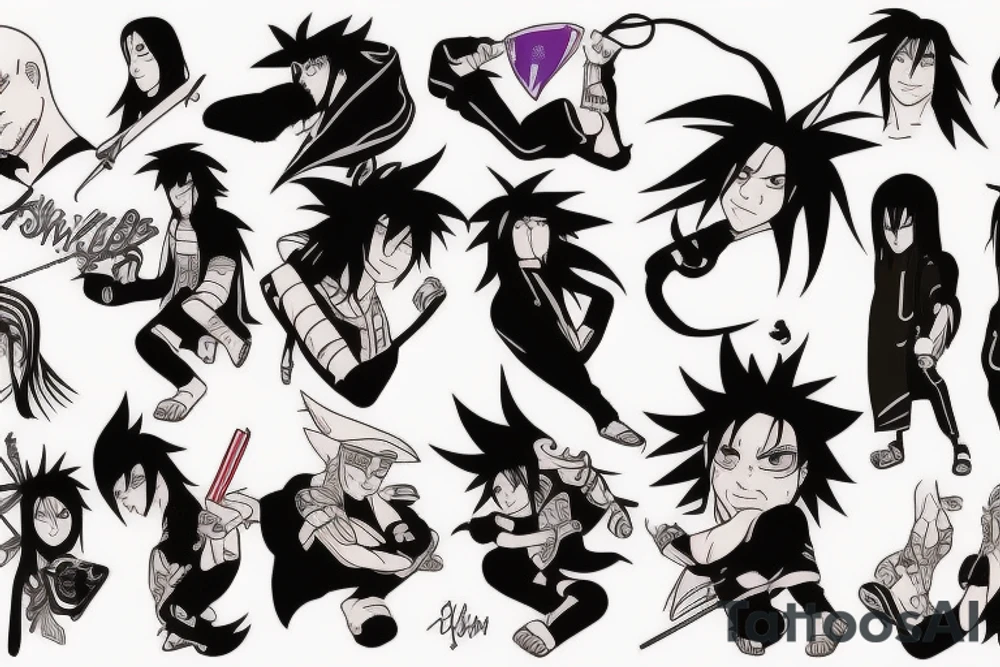 Sasuke tattoo idea