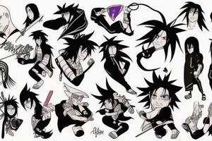 Sasuke tattoo idea