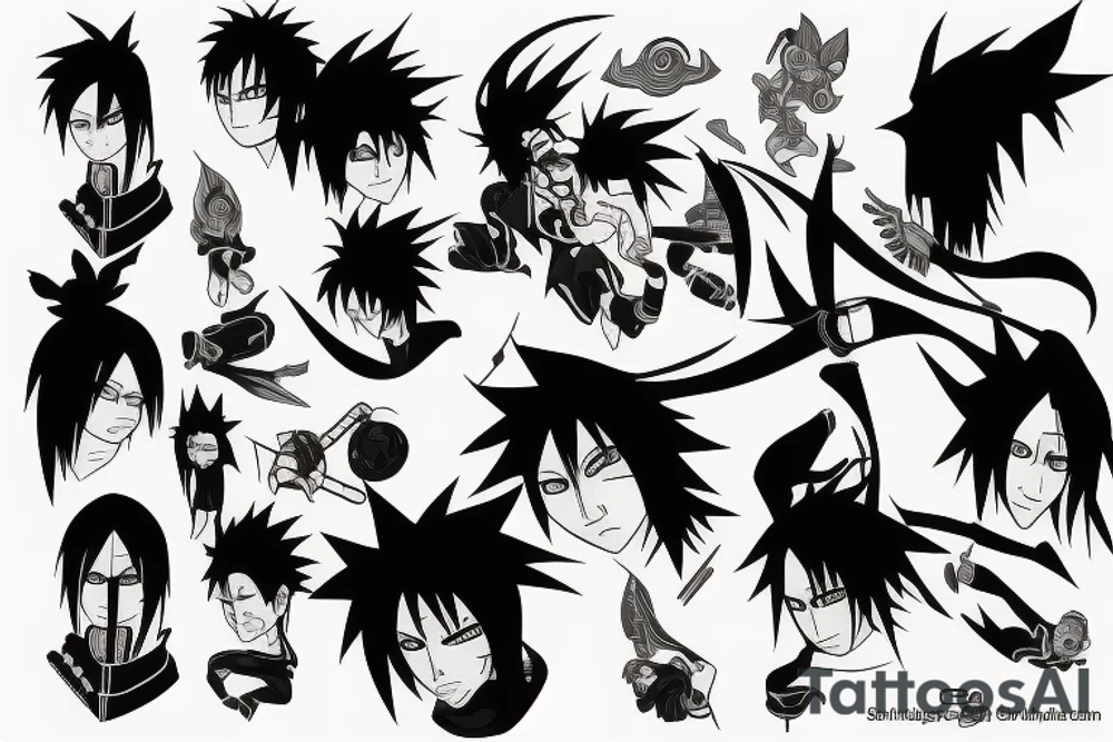 Sasuke tattoo idea