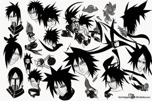 Sasuke tattoo idea
