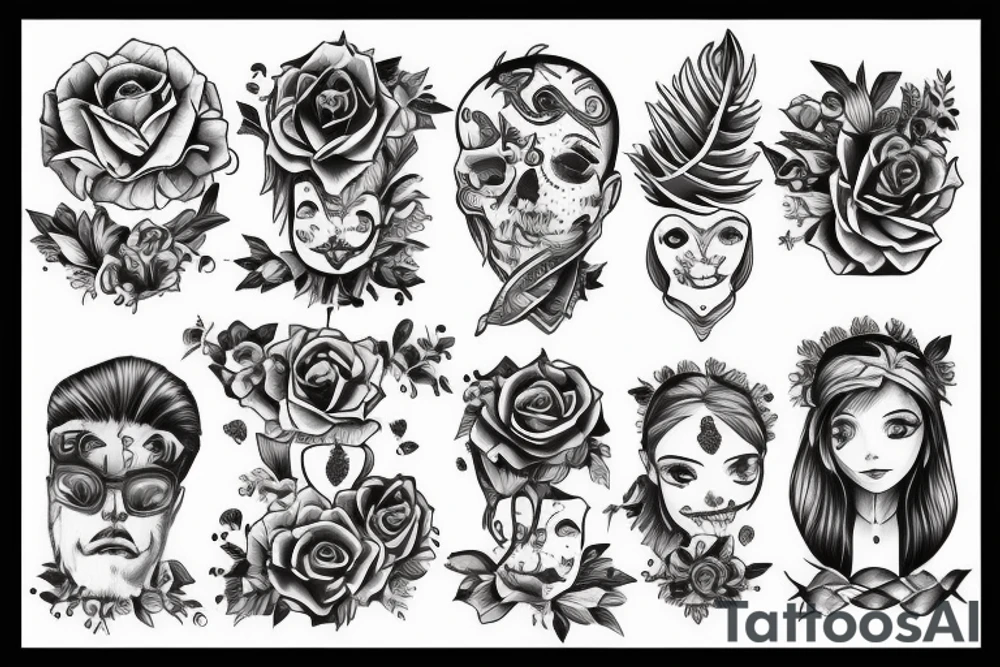 Father and daugter tattoo idea