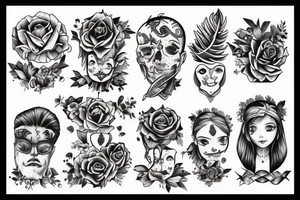 Father and daugter tattoo idea