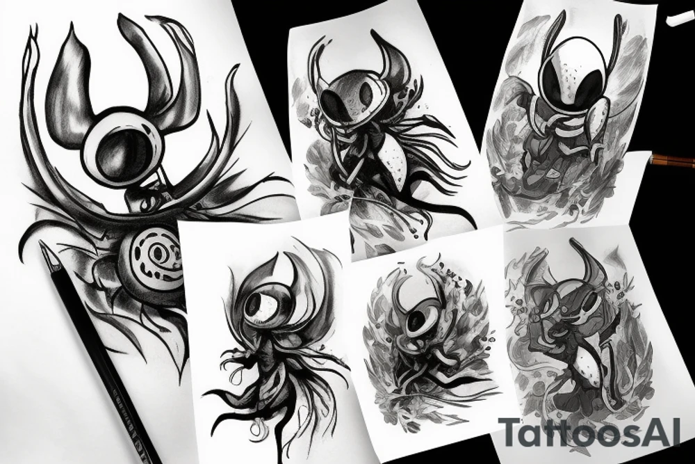 Hollow Knight game tattoo idea
