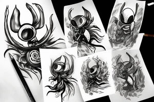 Hollow Knight game tattoo idea