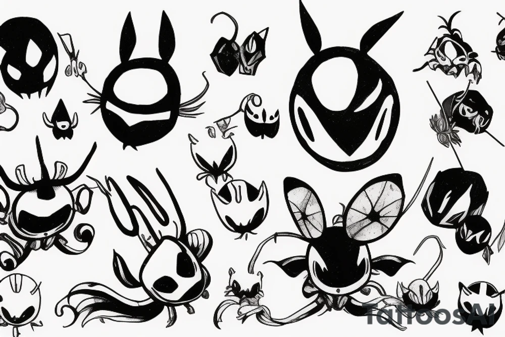Hollow Knight game tattoo idea