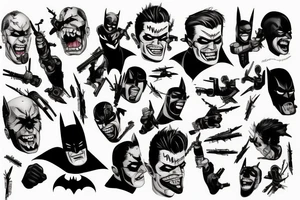 Batman who laughs tattoo idea