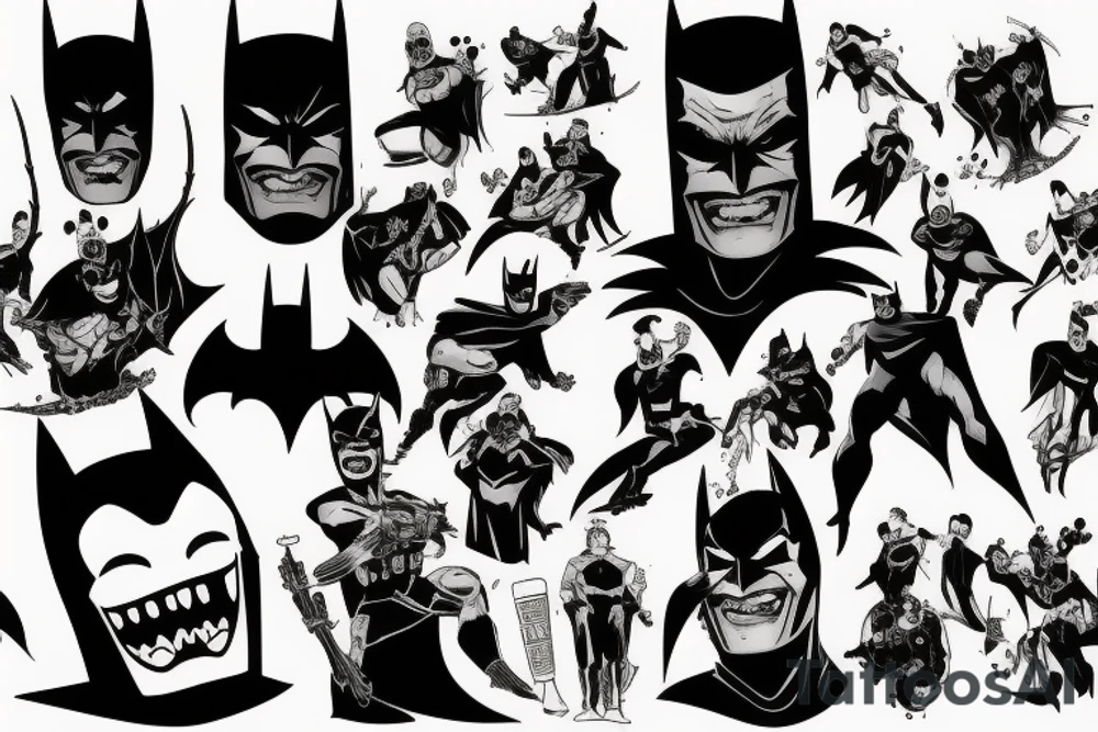 Batman who laughs tattoo idea