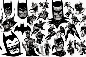 Batman who laughs tattoo idea